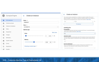 GCE - Customize Machine Type & Preemptiable VM
 