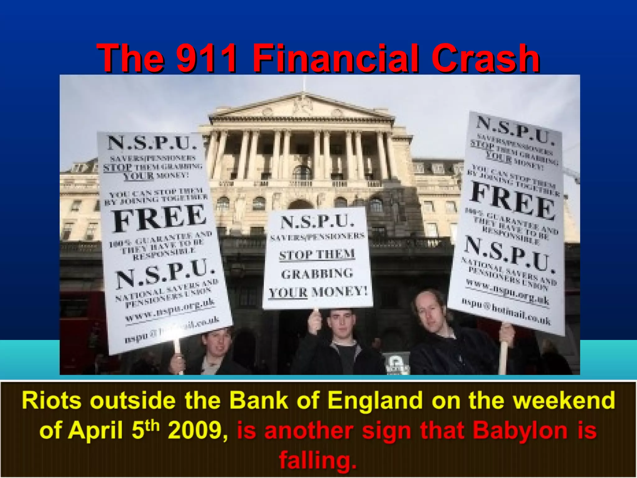 The 911 Financial Crash




                          66
 