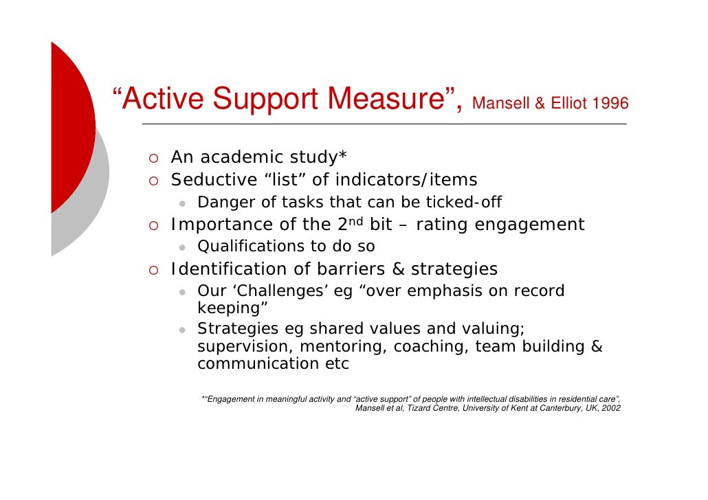 Active Support Keeping it Real