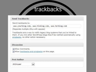 trackbacks
 