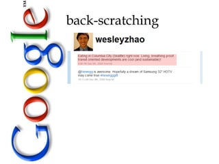 back-scratching
 