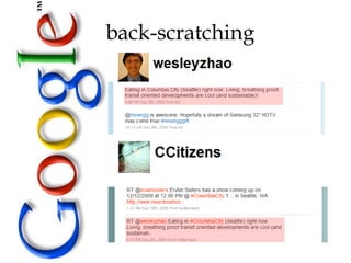 back-scratching
 