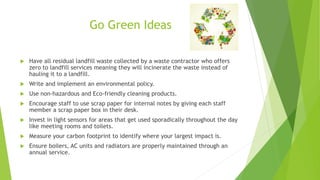 Go green presentation | PPTX
