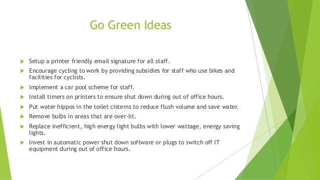 Go green trading system facebook