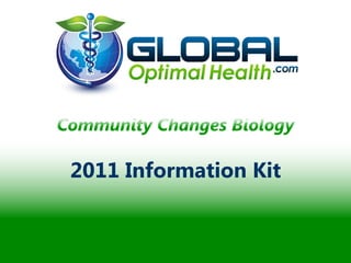 Community Changes Biology 2011 Information Kit 