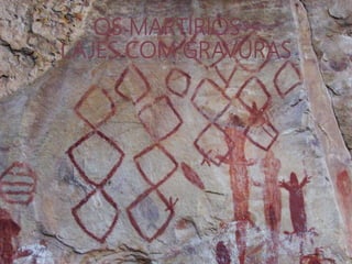 OS MARTÍRIOS –
LAJES COM GRAVURAS
 