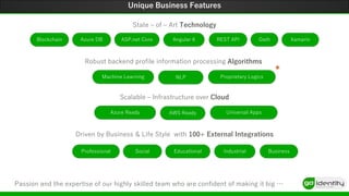 Oath Algorithm GOIDENTITY PRODUCT PITCH | PDF