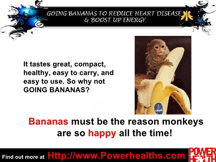 Going Bananas to Reduce Heart Disease and Boost Energy