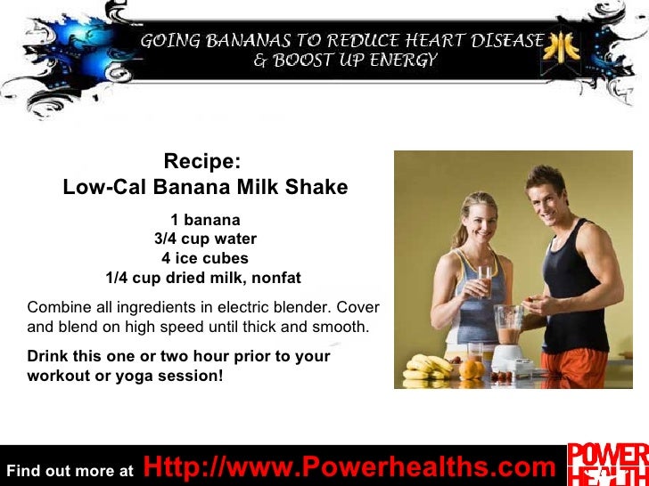 Going Bananas to Reduce Heart Disease and Boost Energy