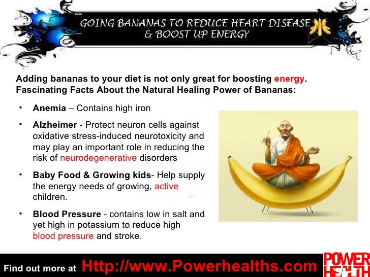 Going Bananas to Reduce Heart Disease and Boost Energy