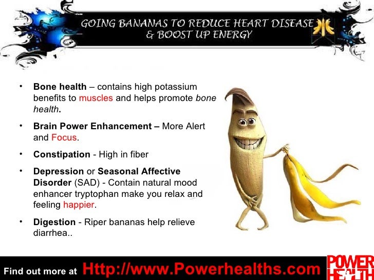 Going Bananas to Reduce Heart Disease and Boost Energy