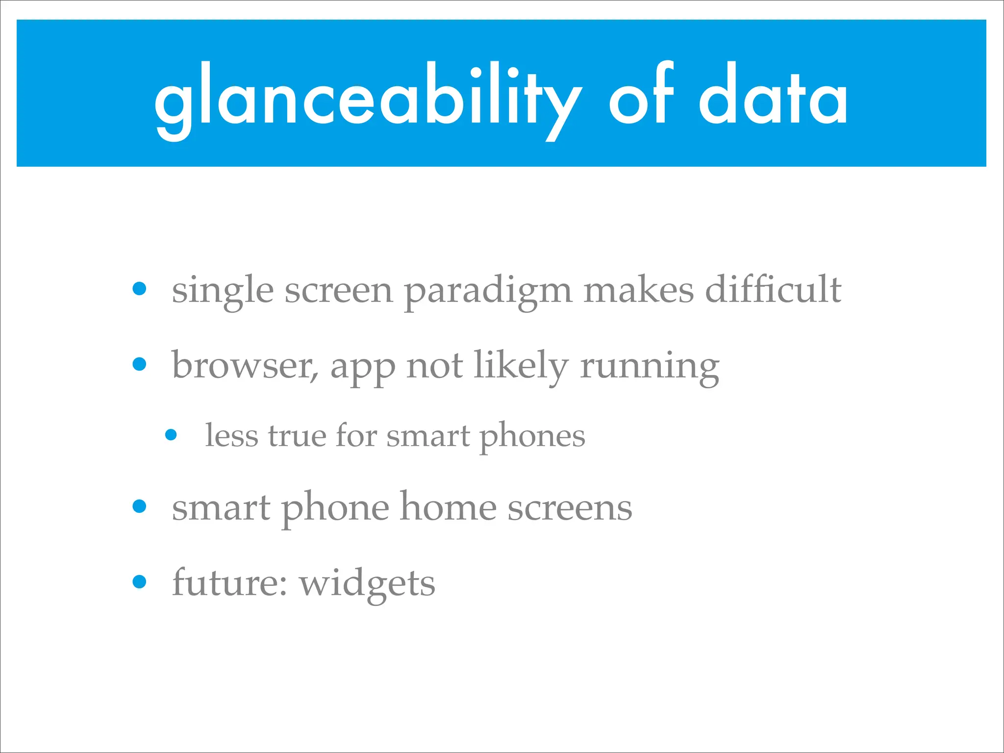 Going Mobile: Choosing target devices & platforms