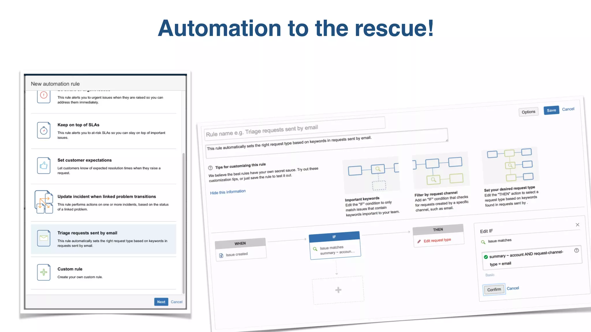 Automation to the rescue!
 