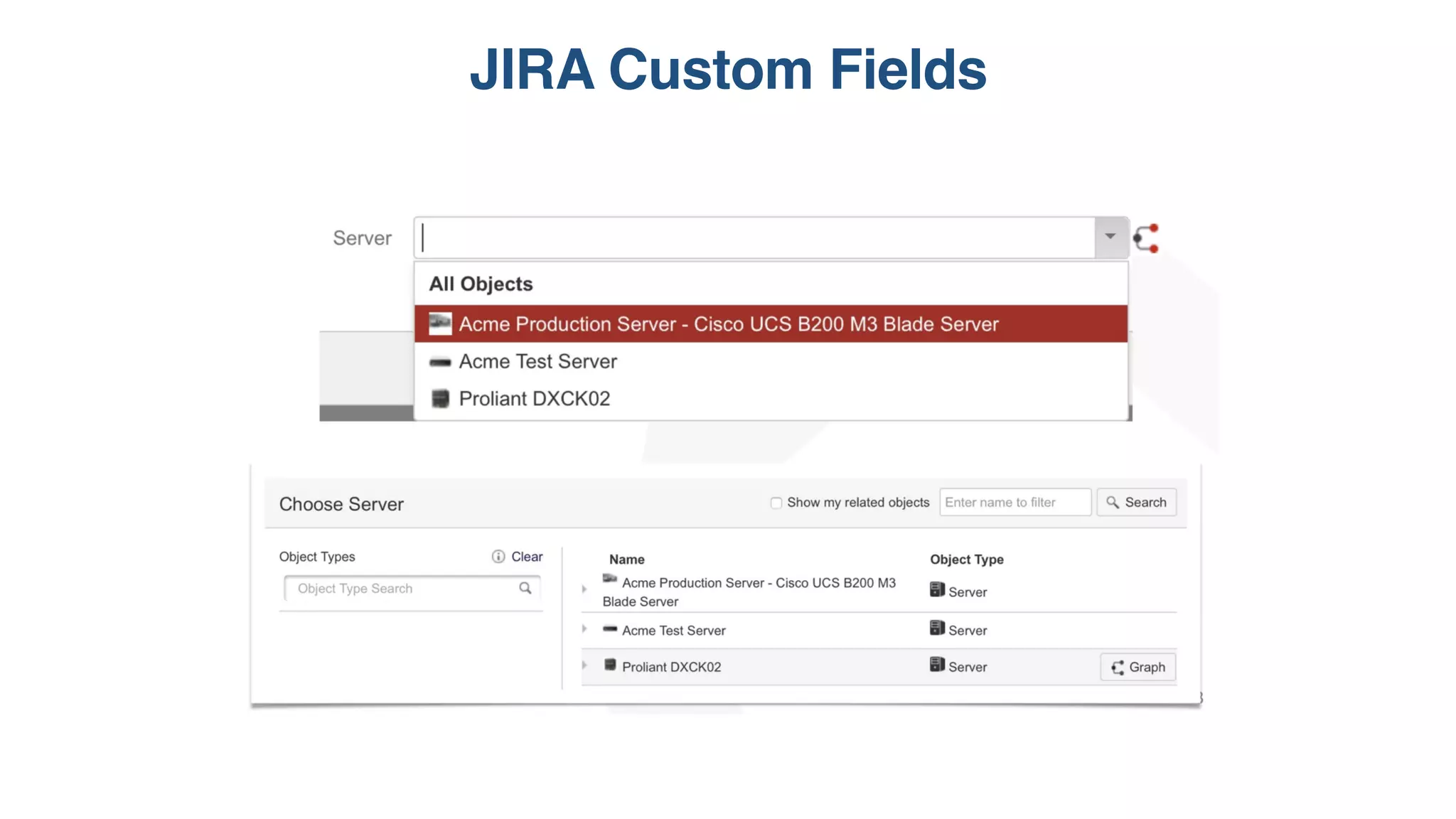 JIRA Custom Fields
 