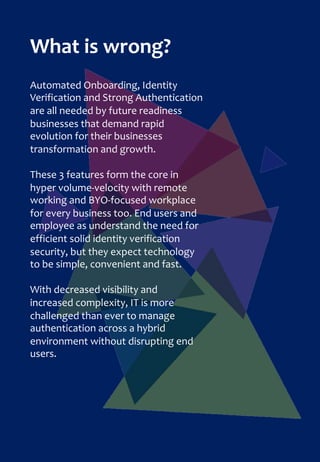 Going Beyond Mfa Multi Factor Authentication Future Demands Much More