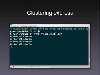Clustering express 