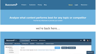 we’re back here…
 