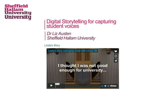 Going dragon hunting: using digital storytelling to enhance the student experience Slide 12