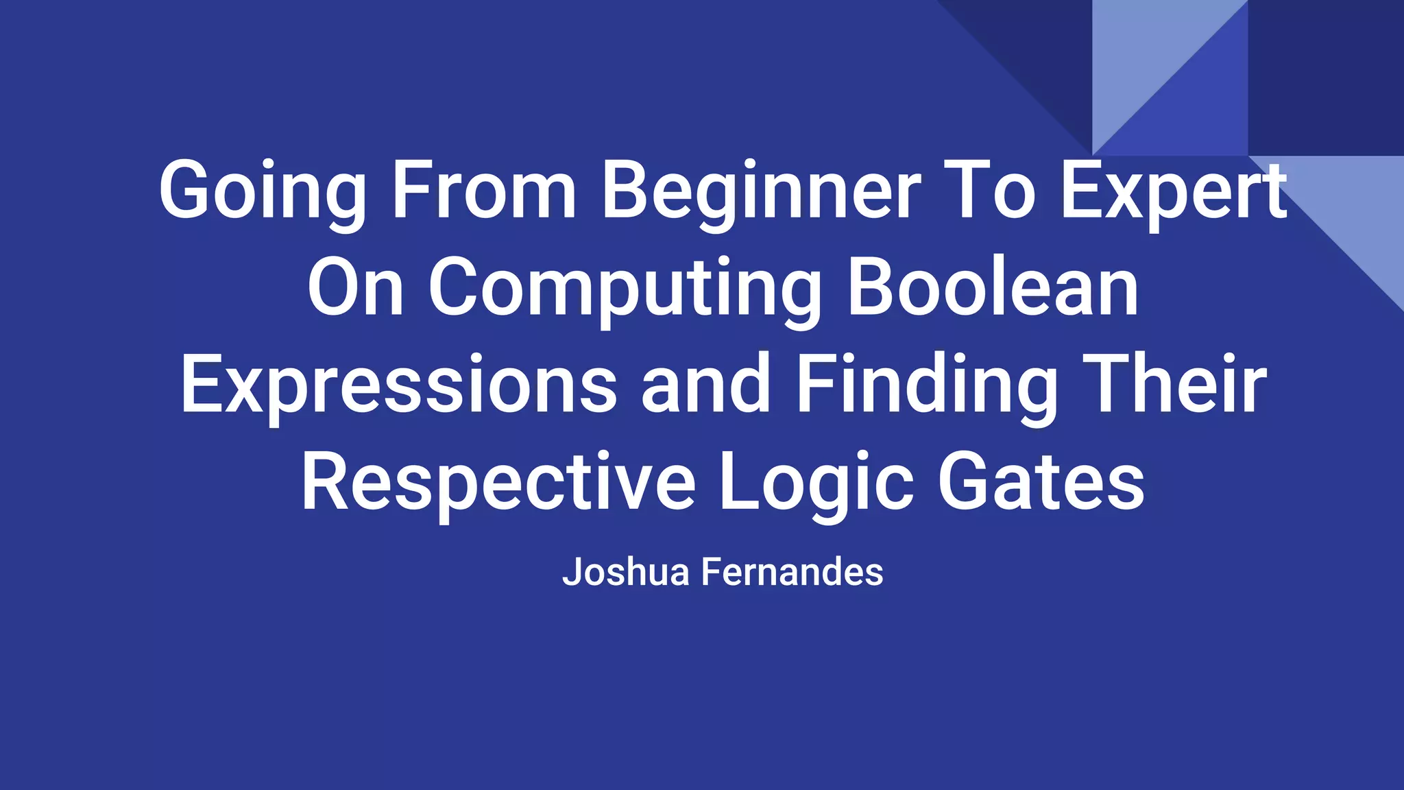 Boolean Algebra Presentation | PPT