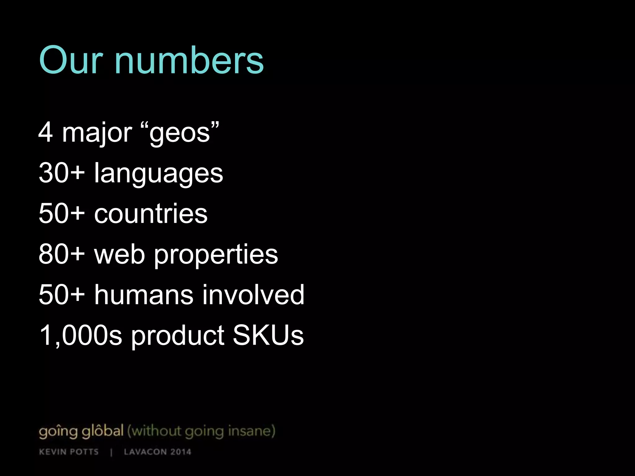 How we do 
Lexmark runs a global org and 
that can be a pain in the ass 
 