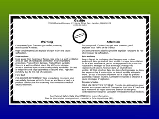 Canadian Centre for Occupational Health and Safety www.ccohs.ca
 