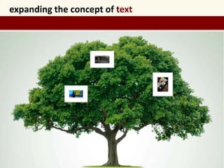 expanding the concept of text 
 