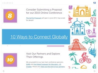 10 Ways to Connect Globally
13
 