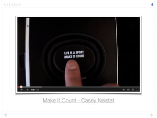 Make It Count - Casey Neistat
4
 