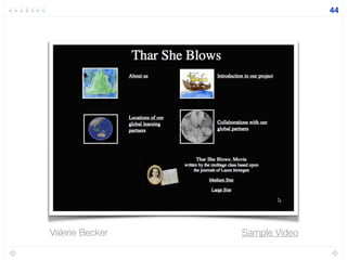 Sample VideoValerie Becker
44
 