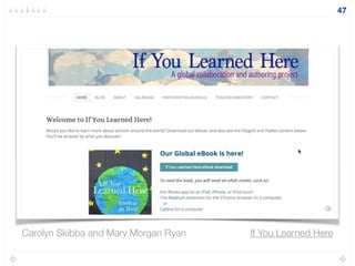 47
If You Learned HereCarolyn Skibba and Mary Morgan Ryan
 