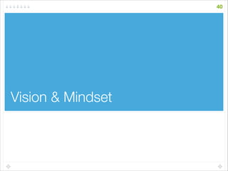 Vision & Mindset
40
 
