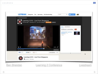 89
Ben Sheridan Learning 2 Conference Livestream
 