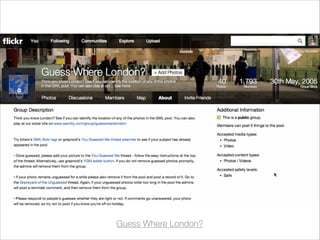 Guess Where London?
 