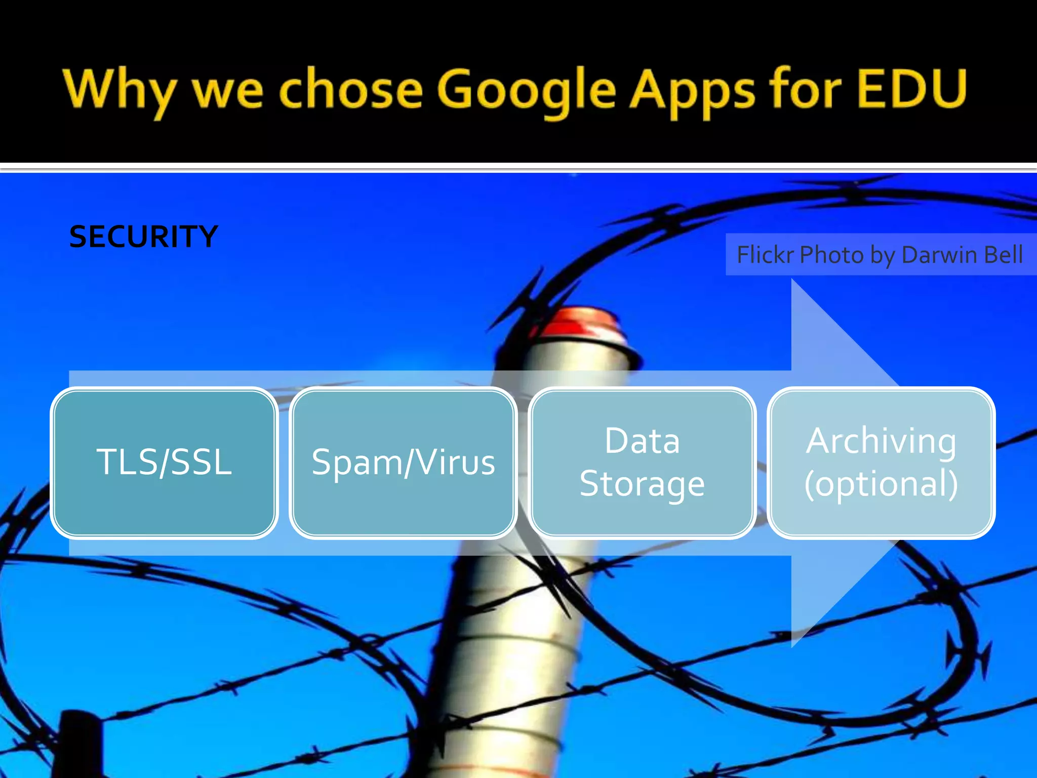 Why we chose Google Apps for EDU