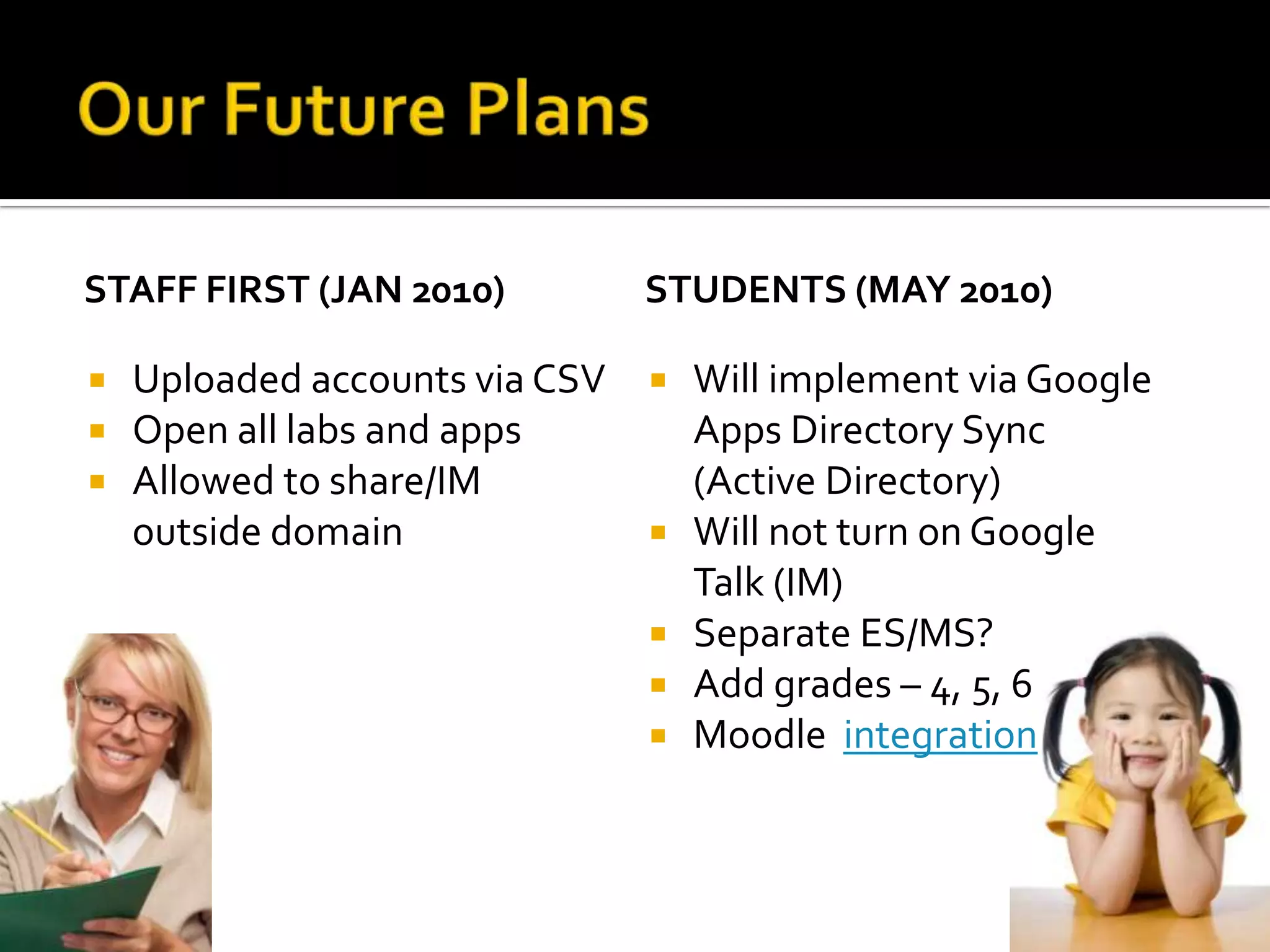 What have we learned?Increased Collaboration Data TrackingCommunications streamlinedTimely FeedbackFirst system integration where morale increased!