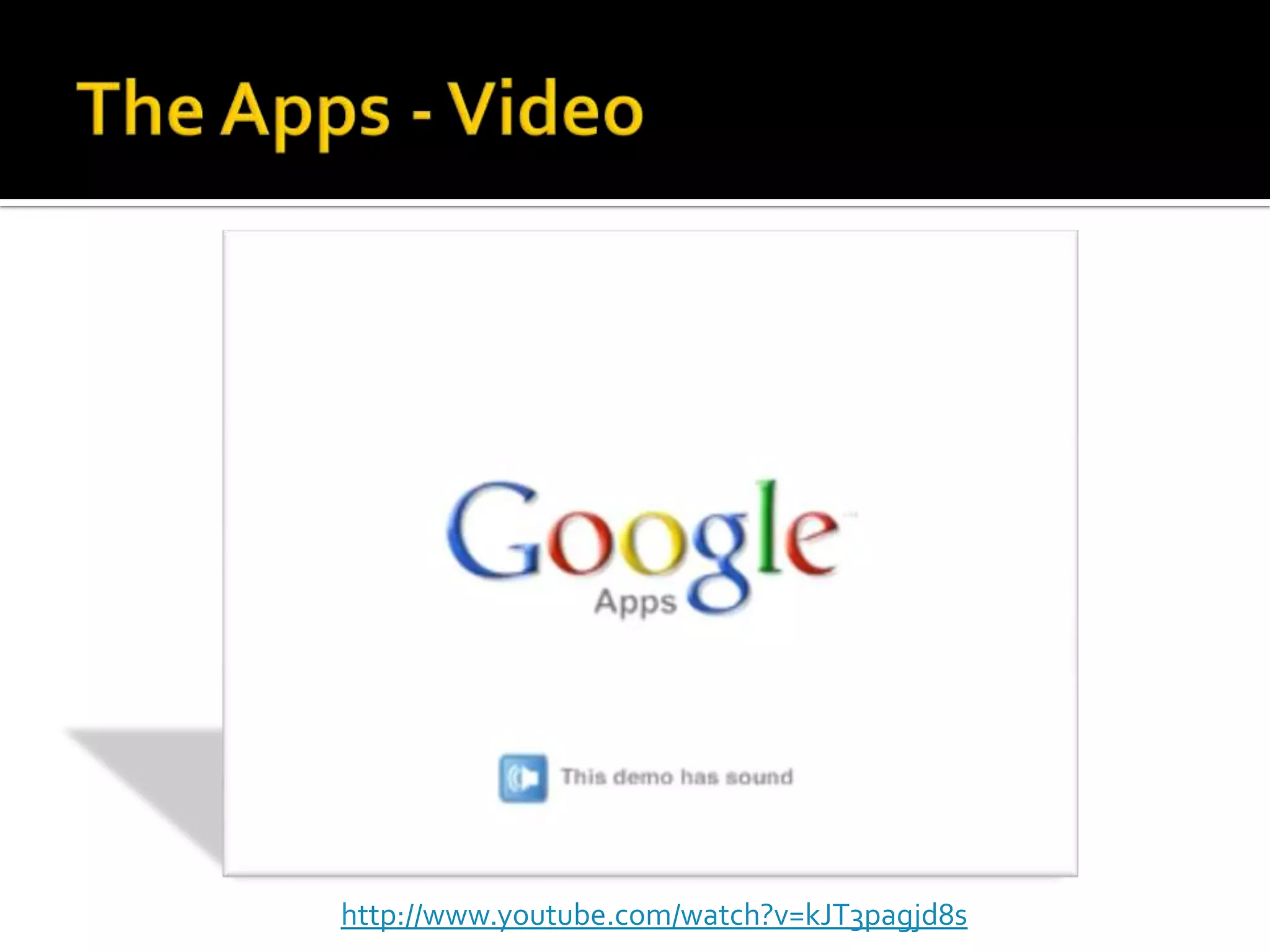 The Apps - Videohttp://www.youtube.com/watch?v=kJT3pagjd8s