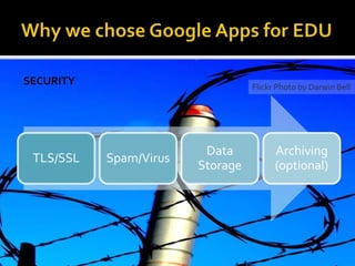 Why we chose Google Apps for EDU