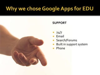 Security free (for now)Google Message Security is included free for K-12 schools who sign-up by July 2010.