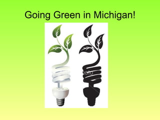 Going Green in Michigan! 