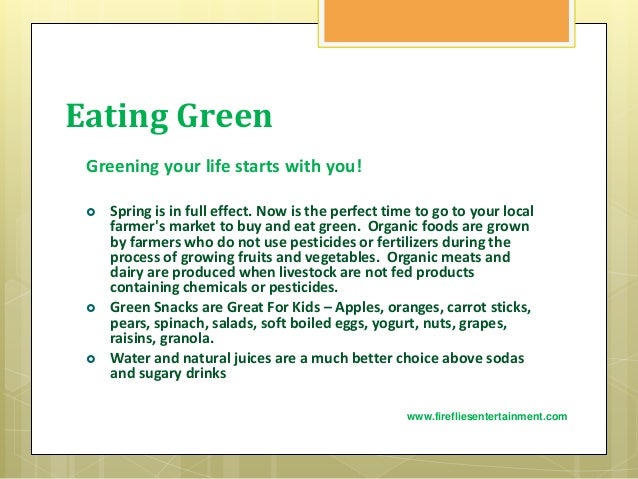 Going Green In 2015 1