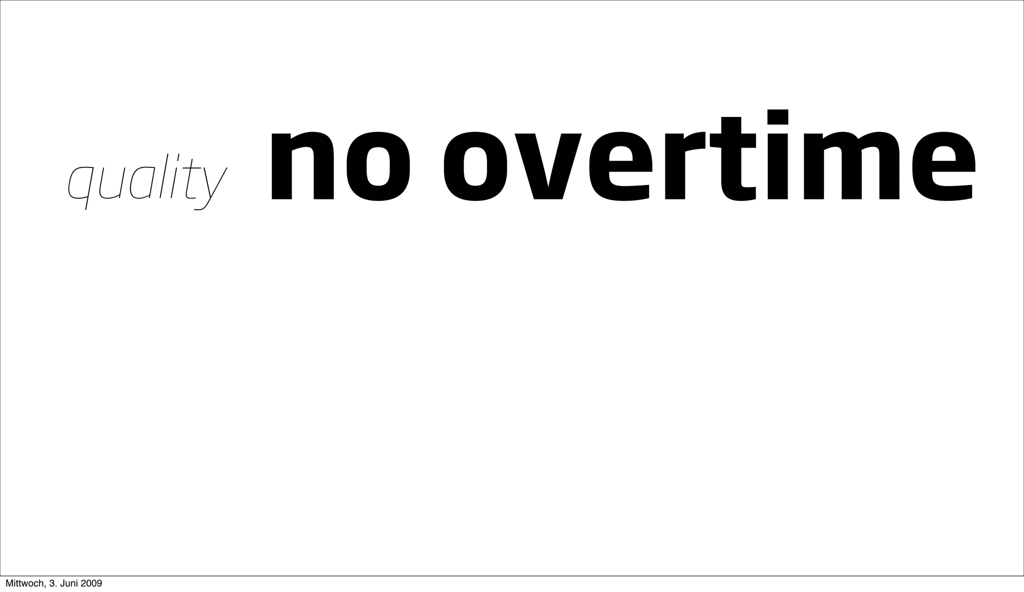 Going Large Staying Small