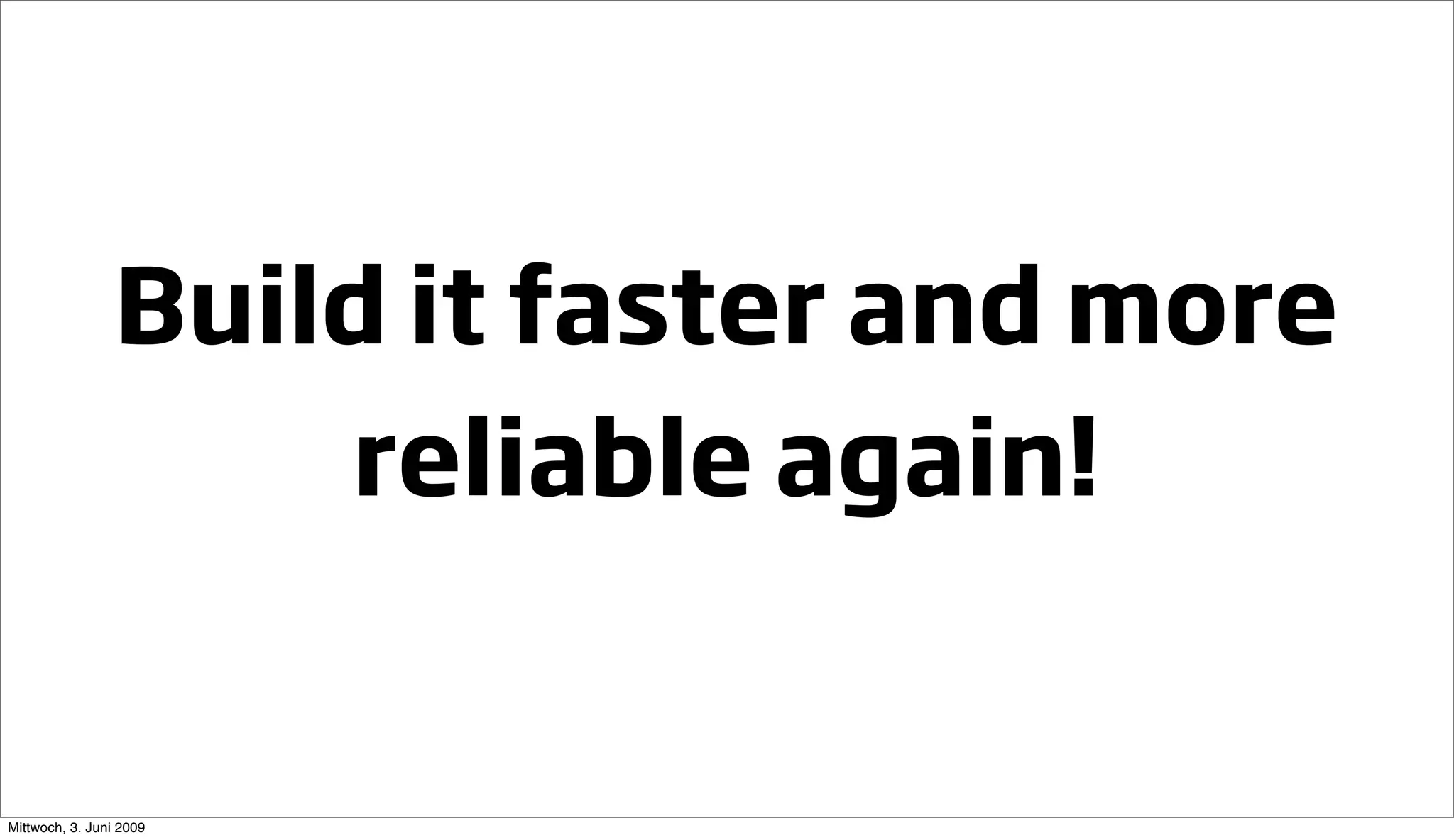 Going Large Staying Small