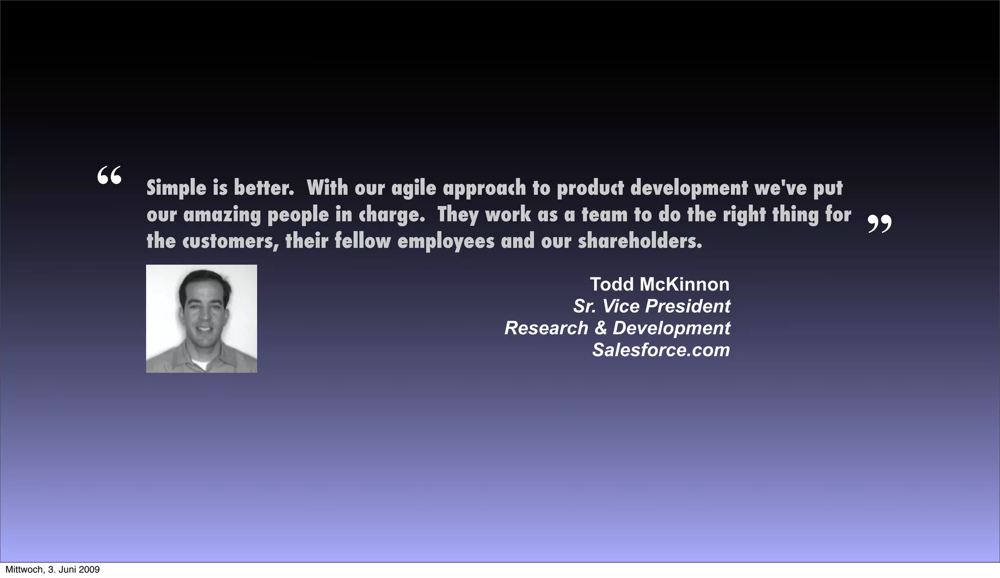 Going Large Staying Small