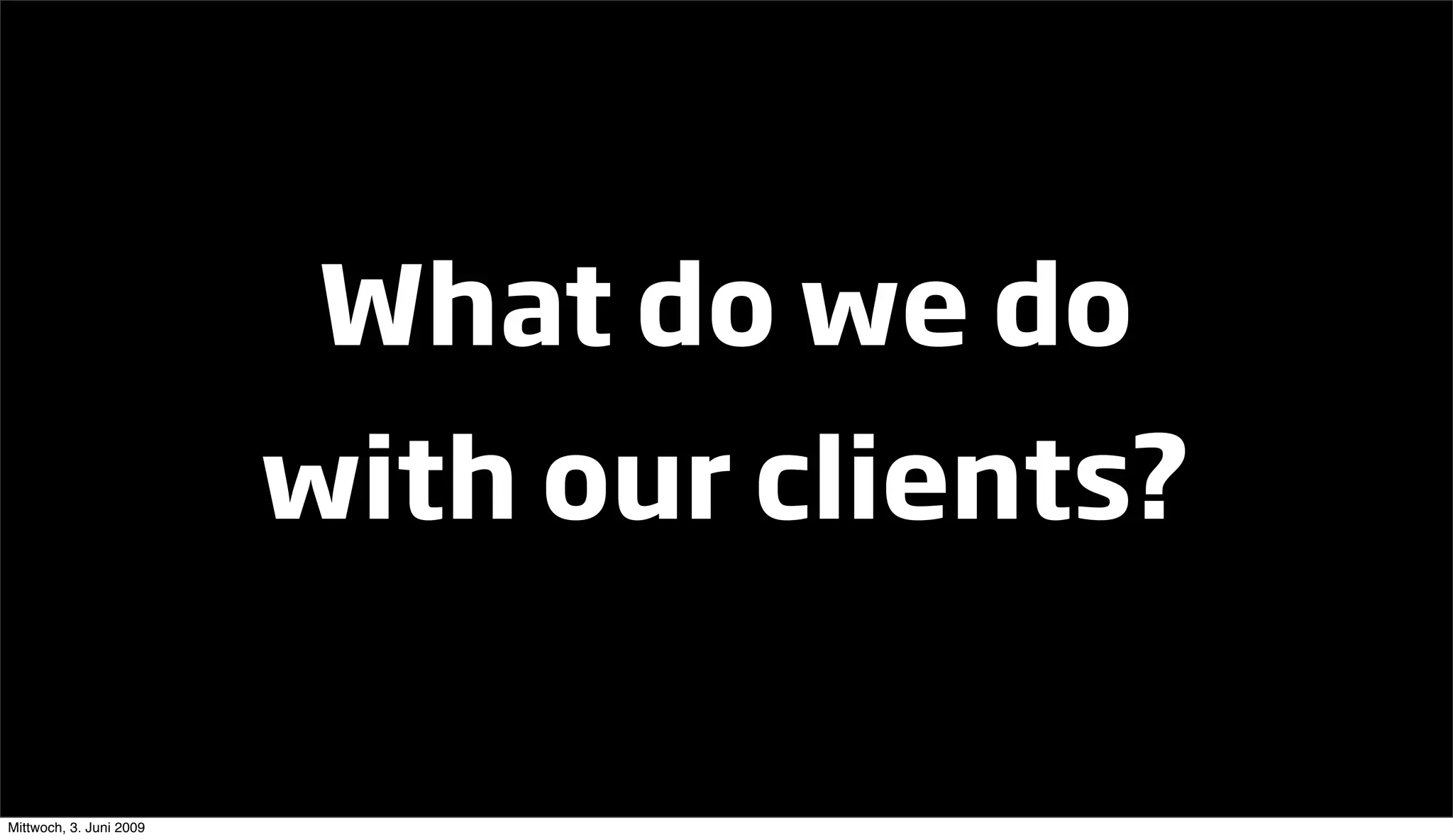 Going Large Staying Small