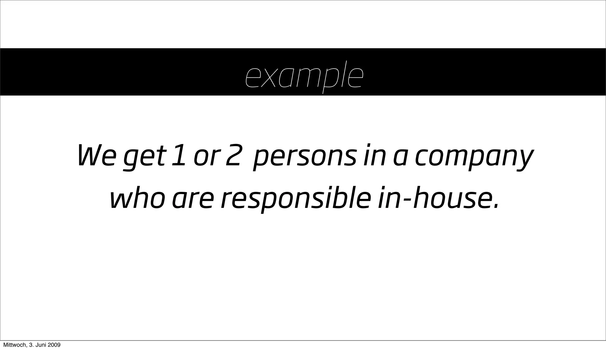 Going Large Staying Small