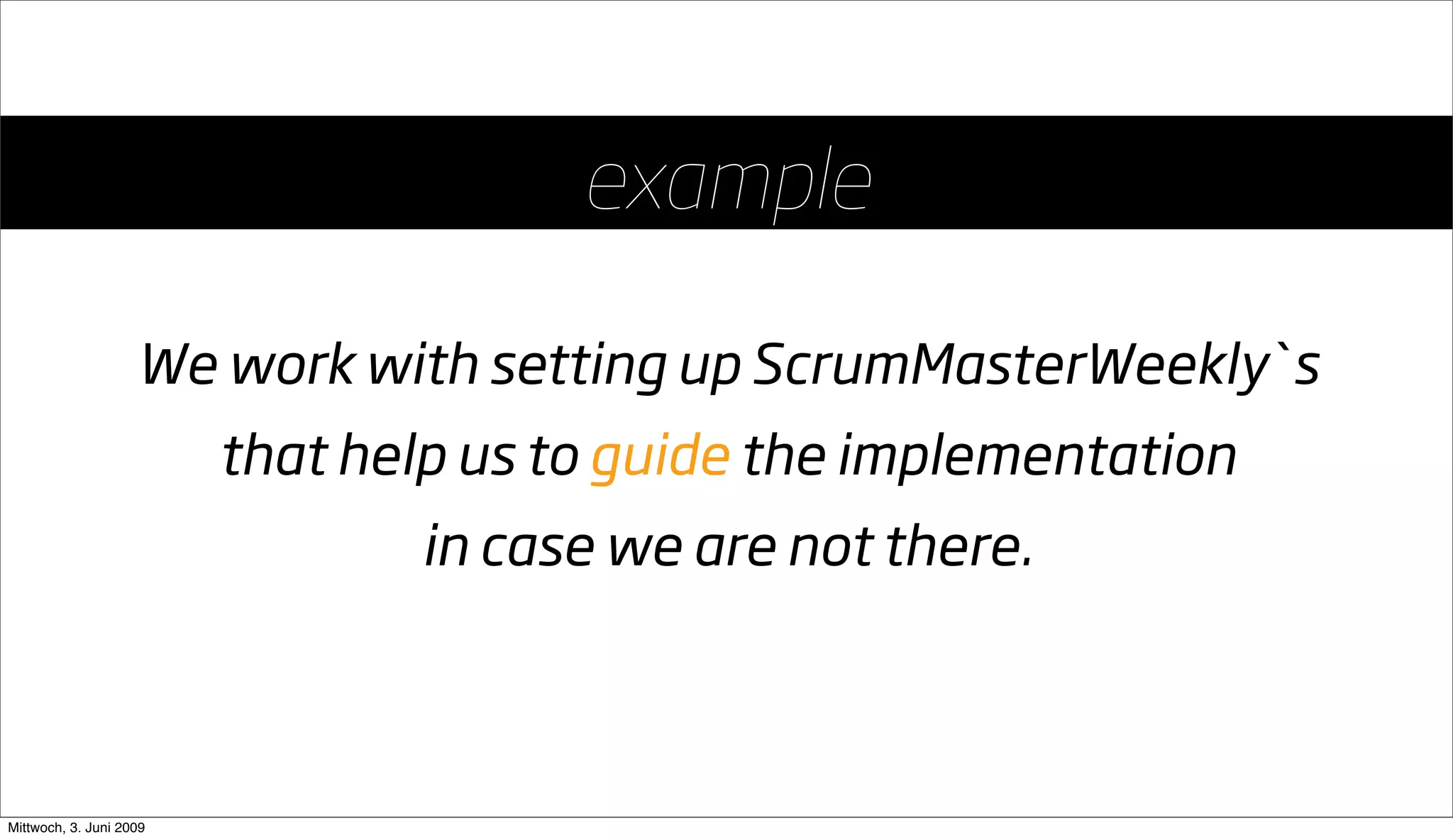 Going Large Staying Small