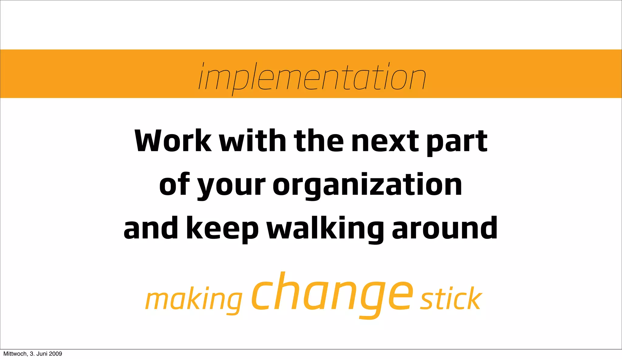 Going Large Staying Small