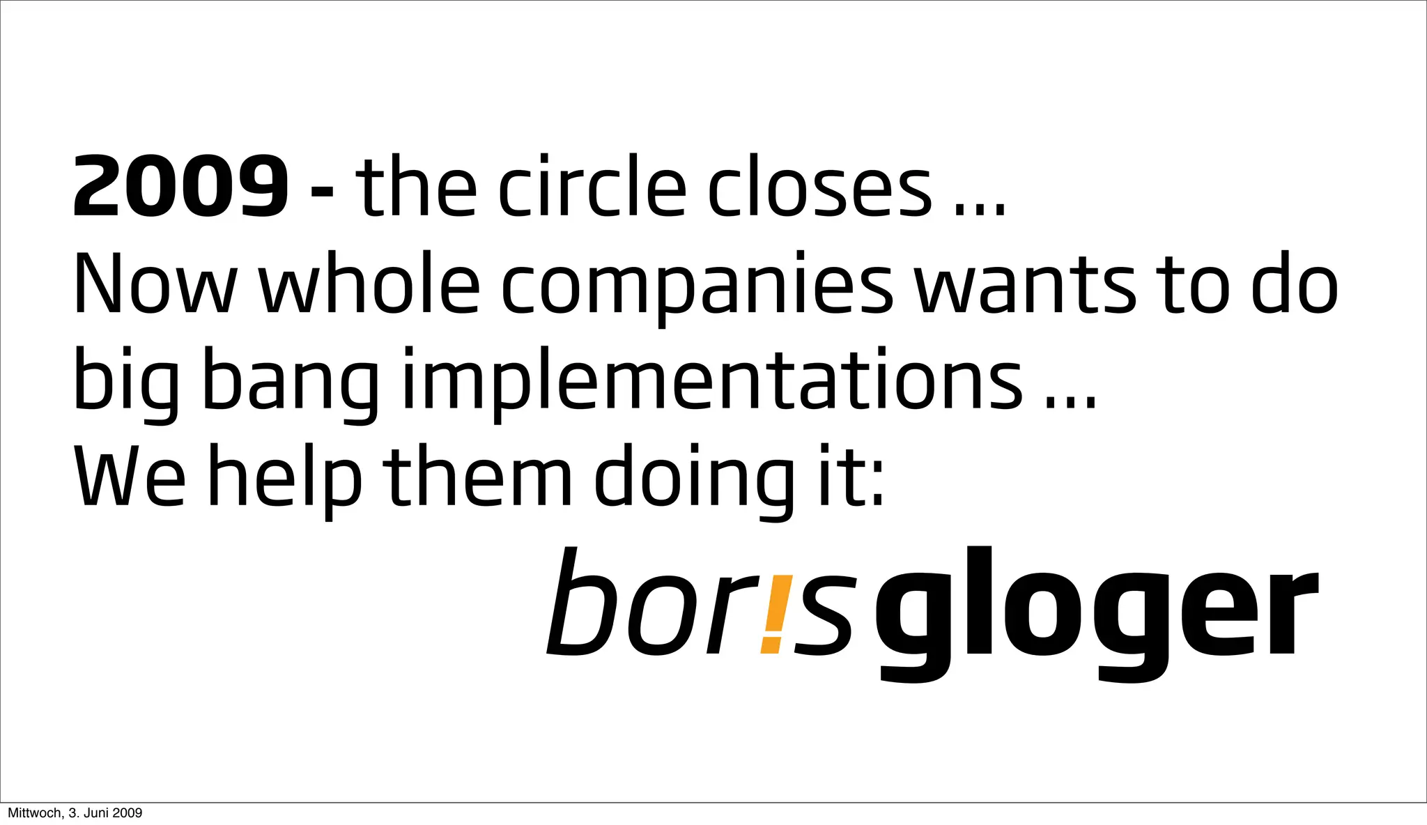 Going Large Staying Small