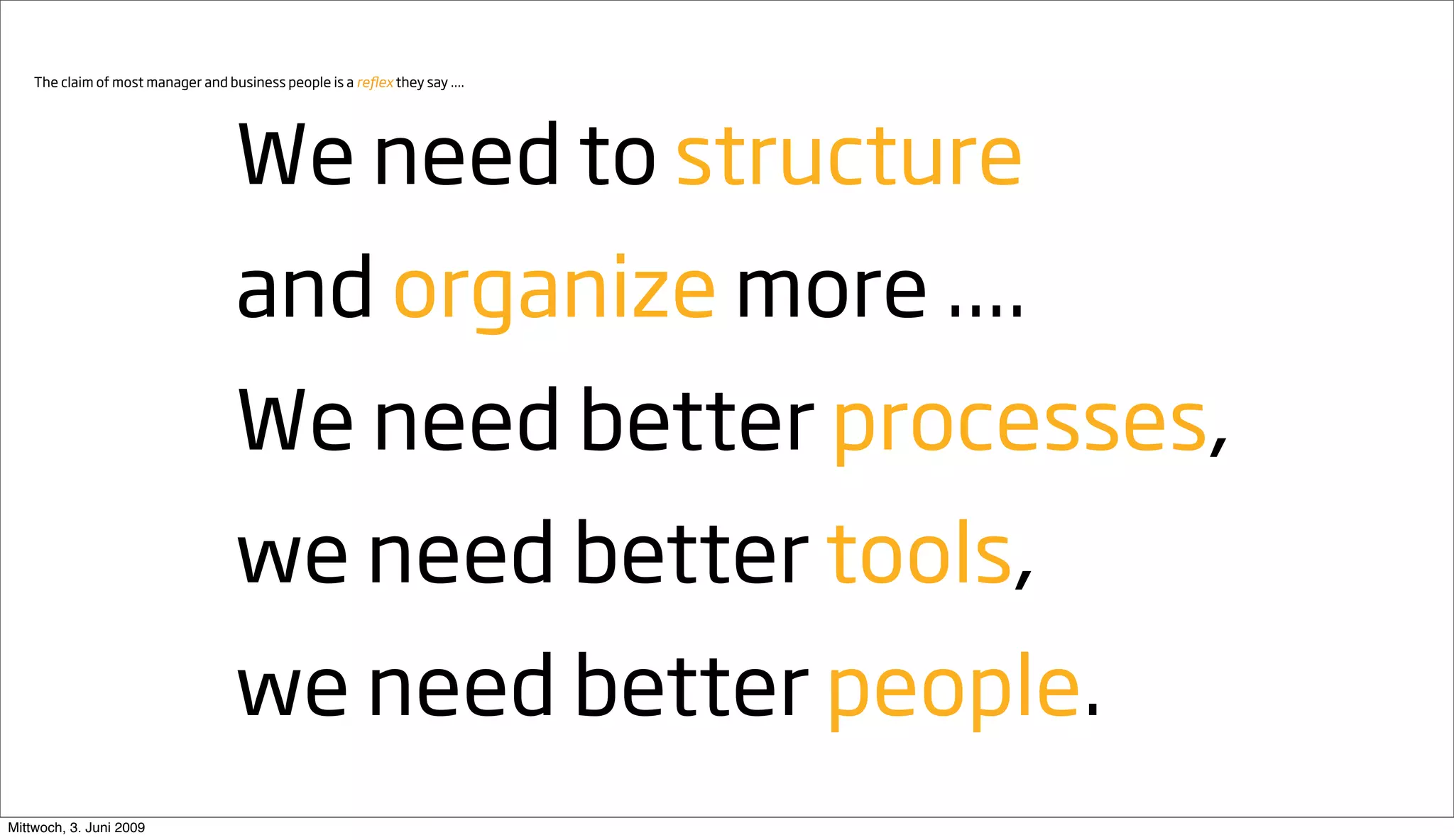 Going Large Staying Small