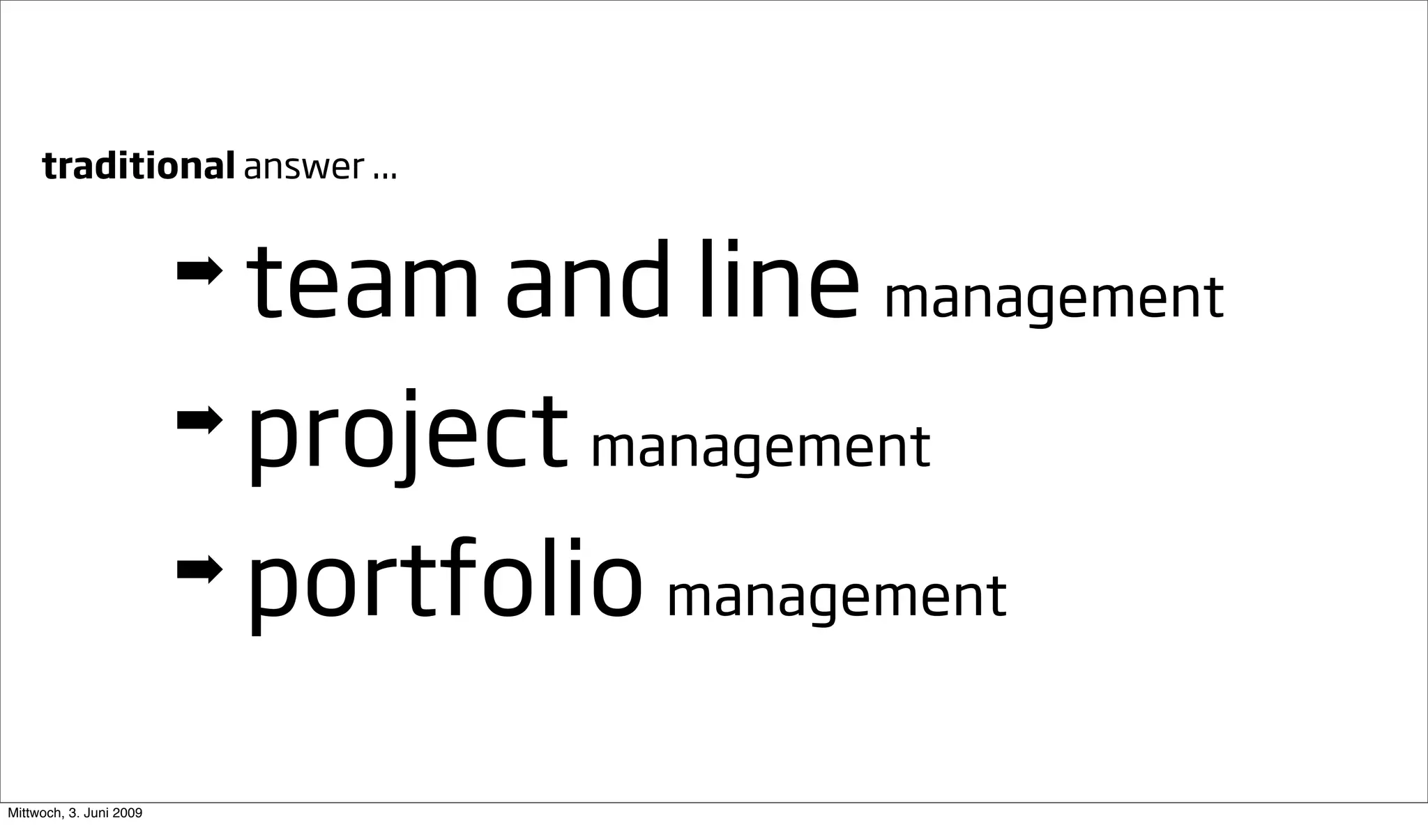 Going Large Staying Small